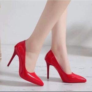 Red Patent Heels