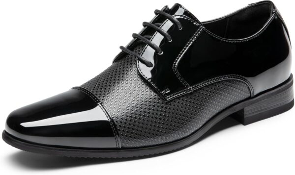 Patent Tuxedo Shoes