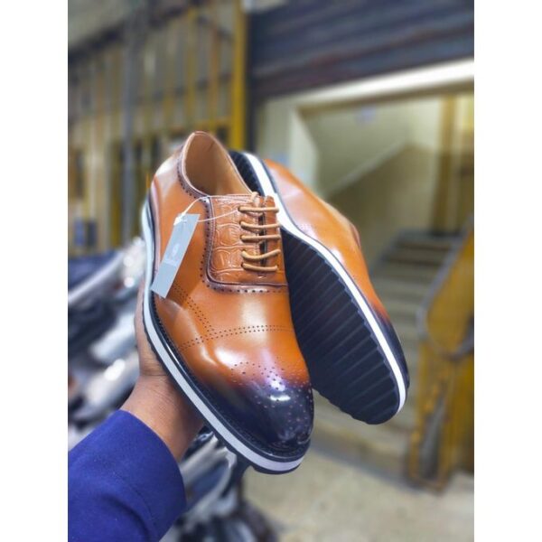 Tan Brogue Wingtips